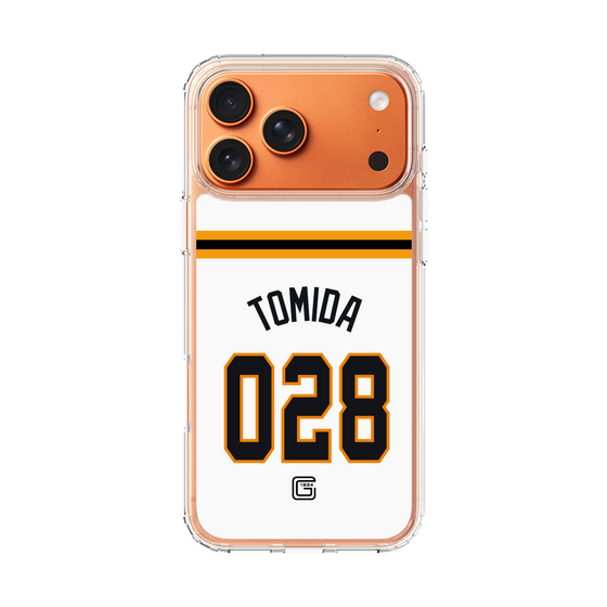 スリムプロテクションケース［ 読売ジャイアンツ - #028 TOMIDA - ホーム ］