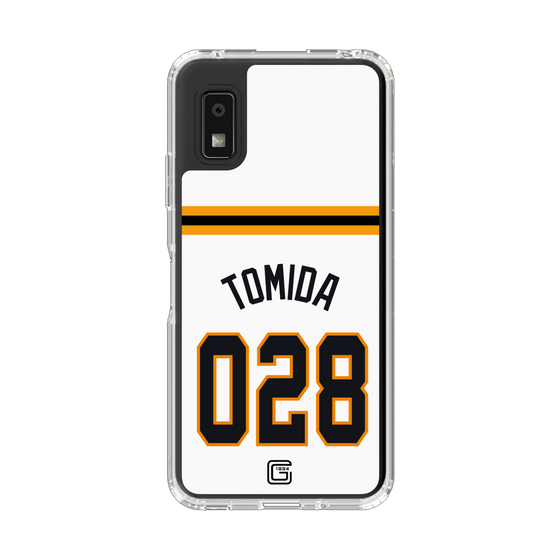 スリムプロテクションケース［ 読売ジャイアンツ - #028 TOMIDA - ホーム ］
