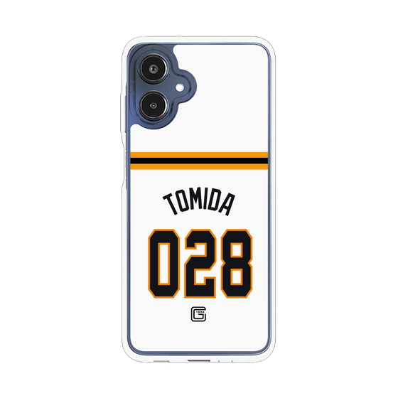 スリムプロテクションケース［ 読売ジャイアンツ - #028 TOMIDA - ホーム ］