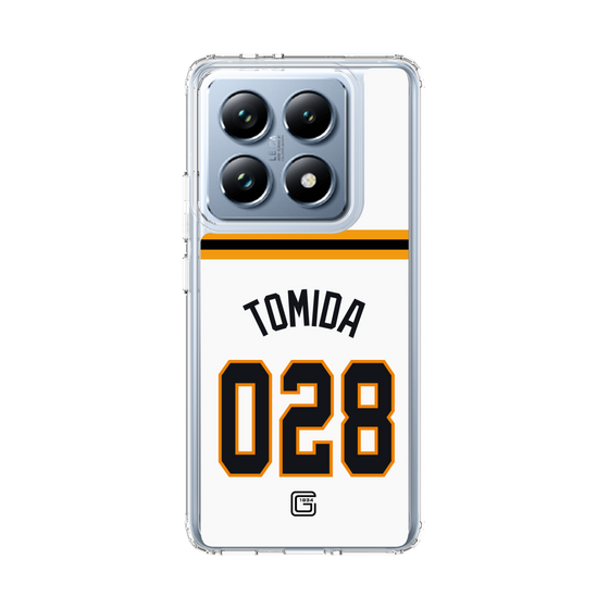 スリムプロテクションケース［ 読売ジャイアンツ - #028 TOMIDA - ホーム ］