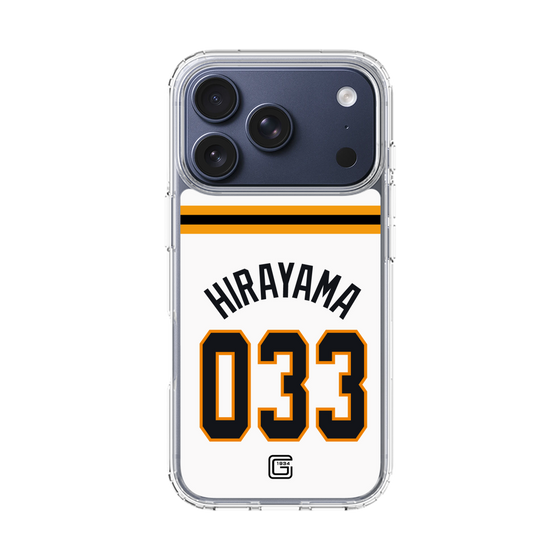 スリムプロテクションケース［ 読売ジャイアンツ - #033 HIRAYAMA - ホーム ］