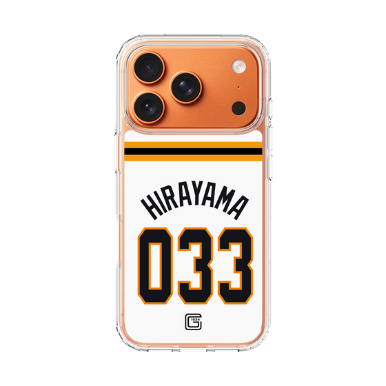 スリムプロテクションケース［ 読売ジャイアンツ - #033 HIRAYAMA - ホーム ］