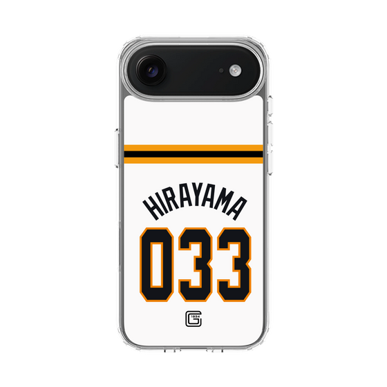 スリムプロテクションケース［ 読売ジャイアンツ - #033 HIRAYAMA - ホーム ］