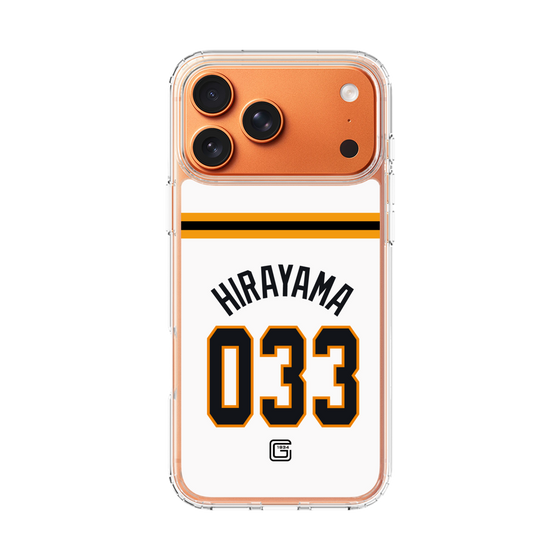 スリムプロテクションケース［ 読売ジャイアンツ - #033 HIRAYAMA - ホーム ］