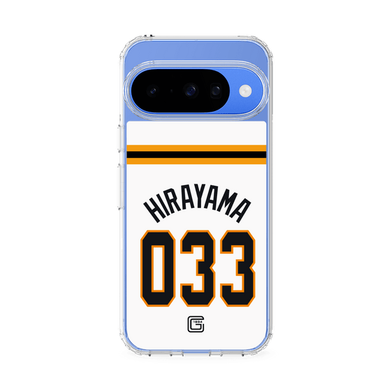 スリムプロテクションケース［ 読売ジャイアンツ - #033 HIRAYAMA - ホーム ］