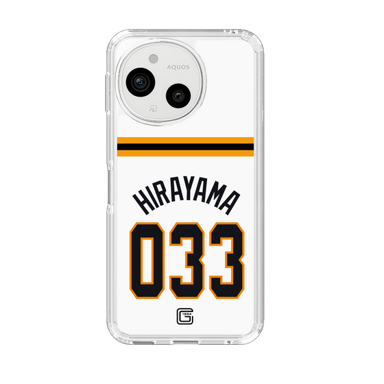 スリムプロテクションケース［ 読売ジャイアンツ - #033 HIRAYAMA - ホーム ］