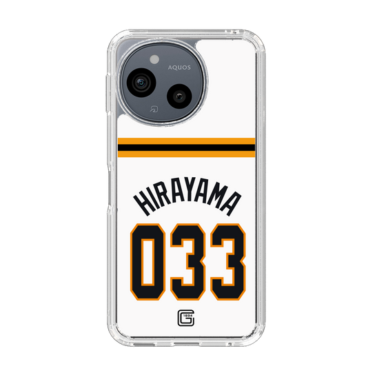 スリムプロテクションケース［ 読売ジャイアンツ - #033 HIRAYAMA - ホーム ］