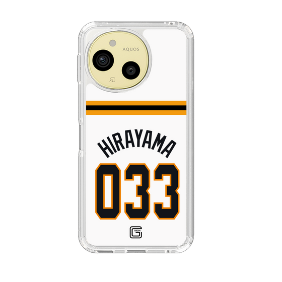 スリムプロテクションケース［ 読売ジャイアンツ - #033 HIRAYAMA - ホーム ］