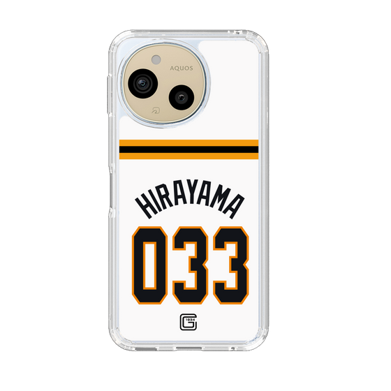 スリムプロテクションケース［ 読売ジャイアンツ - #033 HIRAYAMA - ホーム ］