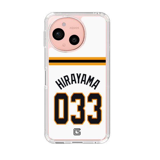 スリムプロテクションケース［ 読売ジャイアンツ - #033 HIRAYAMA - ホーム ］
