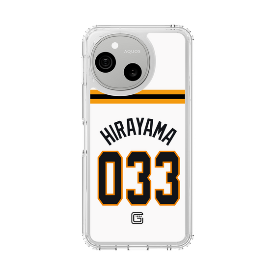 スリムプロテクションケース［ 読売ジャイアンツ - #033 HIRAYAMA - ホーム ］