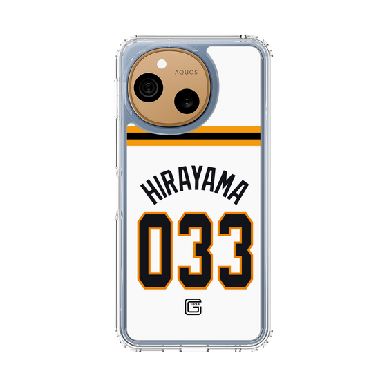 スリムプロテクションケース［ 読売ジャイアンツ - #033 HIRAYAMA - ホーム ］