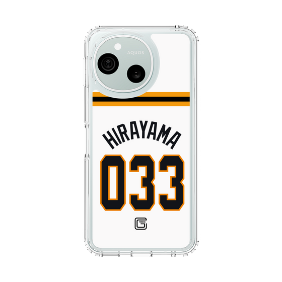スリムプロテクションケース［ 読売ジャイアンツ - #033 HIRAYAMA - ホーム ］