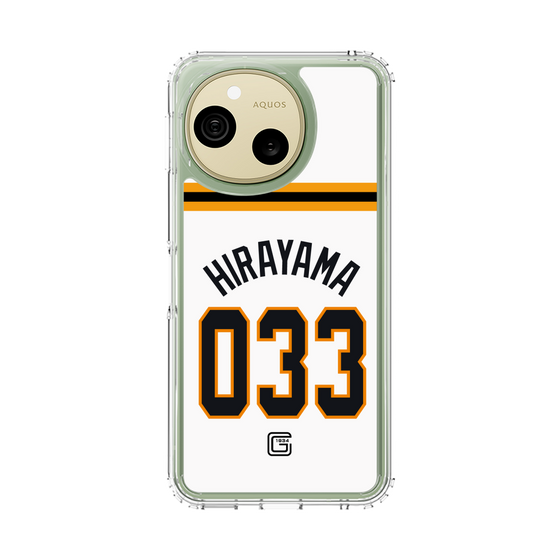 スリムプロテクションケース［ 読売ジャイアンツ - #033 HIRAYAMA - ホーム ］