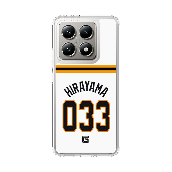 スリムプロテクションケース［ 読売ジャイアンツ - #033 HIRAYAMA - ホーム ］