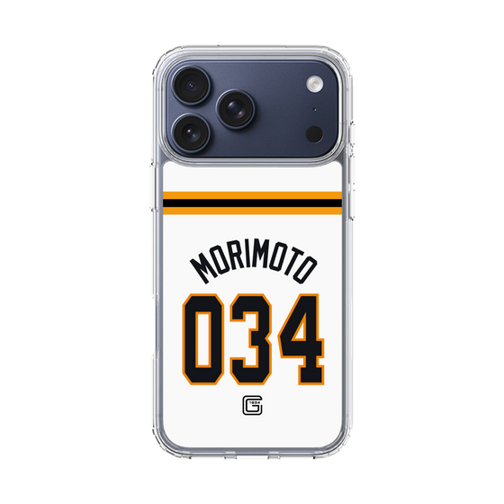 スリムプロテクションケース［ 読売ジャイアンツ - #034 MORIMOTO - ホーム ］
