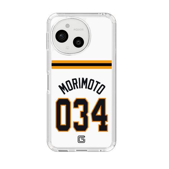スリムプロテクションケース［ 読売ジャイアンツ - #034 MORIMOTO - ホーム ］