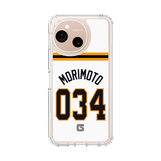 スリムプロテクションケース［ 読売ジャイアンツ - #034 MORIMOTO - ホーム ］