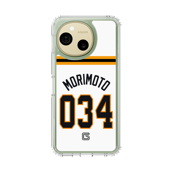 スリムプロテクションケース［ 読売ジャイアンツ - #034 MORIMOTO - ホーム ］