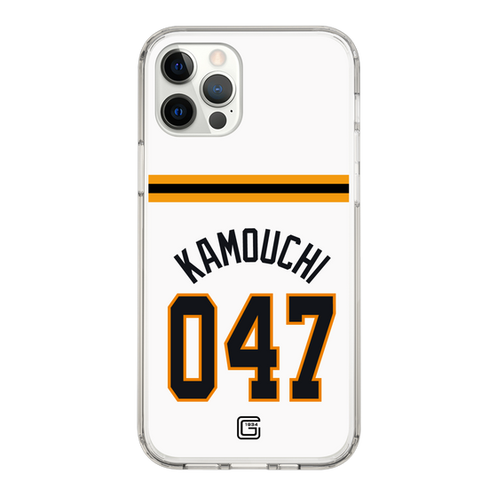 スリムプロテクションケース［ 読売ジャイアンツ - #047 KAMOUCHI - ホーム ］