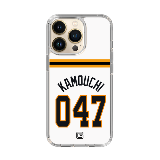 スリムプロテクションケース［ 読売ジャイアンツ - #047 KAMOUCHI - ホーム ］