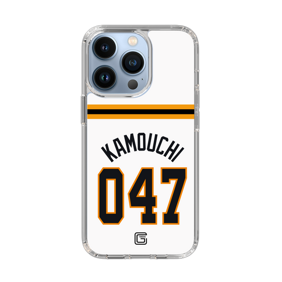 スリムプロテクションケース［ 読売ジャイアンツ - #047 KAMOUCHI - ホーム ］