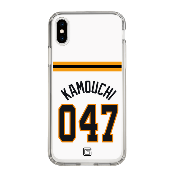 スリムプロテクションケース［ 読売ジャイアンツ - #047 KAMOUCHI - ホーム ］