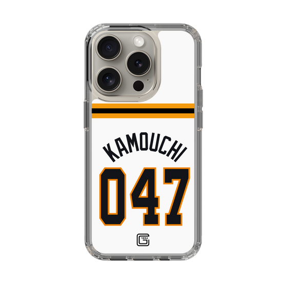 スリムプロテクションケース［ 読売ジャイアンツ - #047 KAMOUCHI - ホーム ］