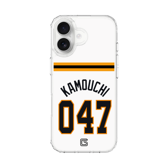 スリムプロテクションケース［ 読売ジャイアンツ - #047 KAMOUCHI - ホーム ］