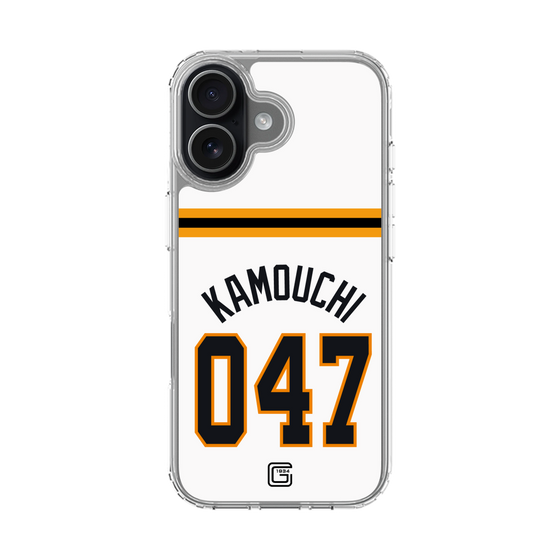 スリムプロテクションケース［ 読売ジャイアンツ - #047 KAMOUCHI - ホーム ］