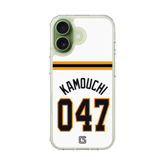 スリムプロテクションケース［ 読売ジャイアンツ - #047 KAMOUCHI - ホーム ］