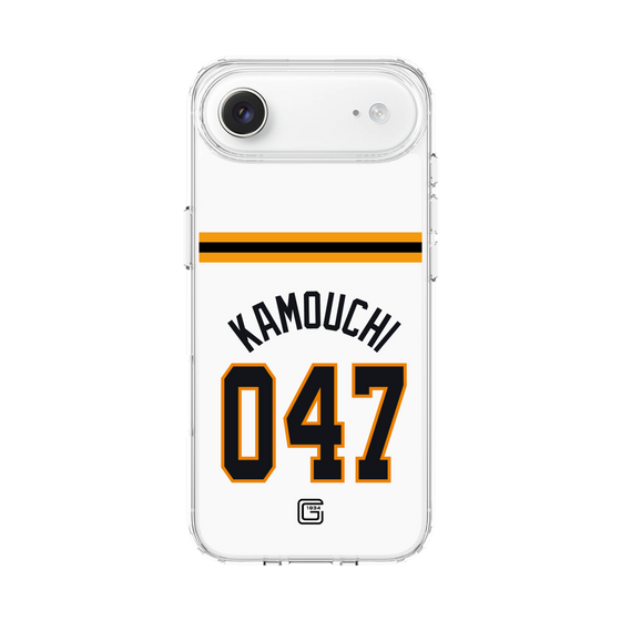 スリムプロテクションケース［ 読売ジャイアンツ - #047 KAMOUCHI - ホーム ］