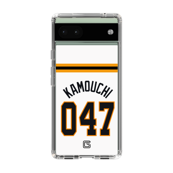 スリムプロテクションケース［ 読売ジャイアンツ - #047 KAMOUCHI - ホーム ］