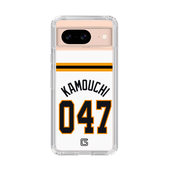 スリムプロテクションケース［ 読売ジャイアンツ - #047 KAMOUCHI - ホーム ］