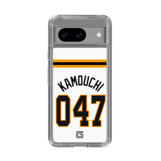 スリムプロテクションケース［ 読売ジャイアンツ - #047 KAMOUCHI - ホーム ］