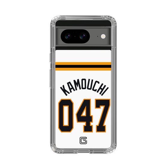 スリムプロテクションケース［ 読売ジャイアンツ - #047 KAMOUCHI - ホーム ］