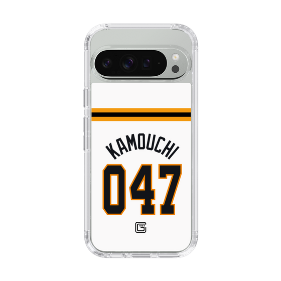 スリムプロテクションケース［ 読売ジャイアンツ - #047 KAMOUCHI - ホーム ］