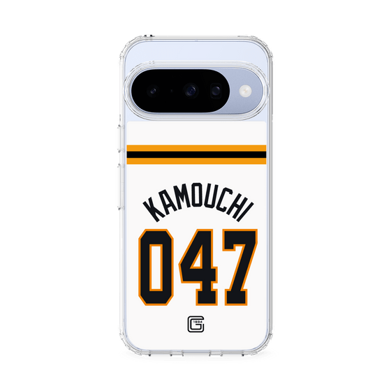 スリムプロテクションケース［ 読売ジャイアンツ - #047 KAMOUCHI - ホーム ］