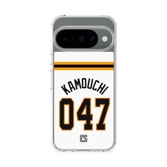 スリムプロテクションケース［ 読売ジャイアンツ - #047 KAMOUCHI - ホーム ］