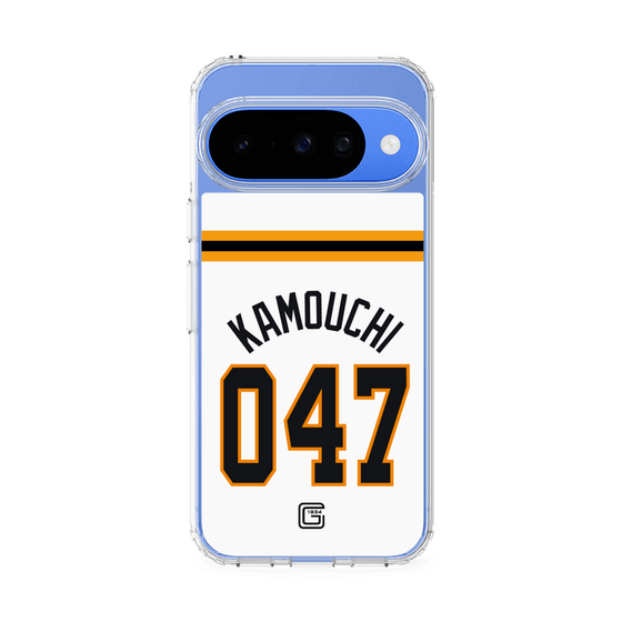 スリムプロテクションケース［ 読売ジャイアンツ - #047 KAMOUCHI - ホーム ］