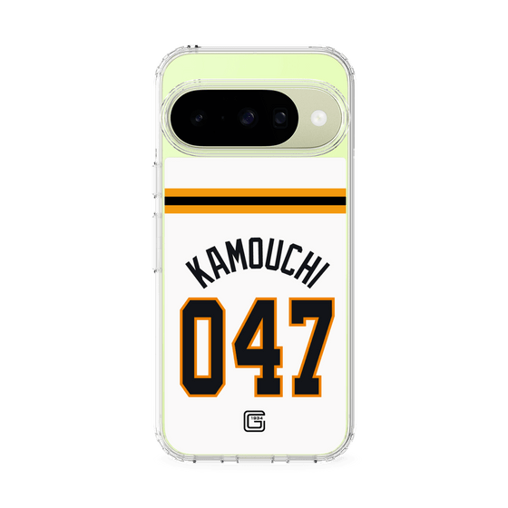 スリムプロテクションケース［ 読売ジャイアンツ - #047 KAMOUCHI - ホーム ］