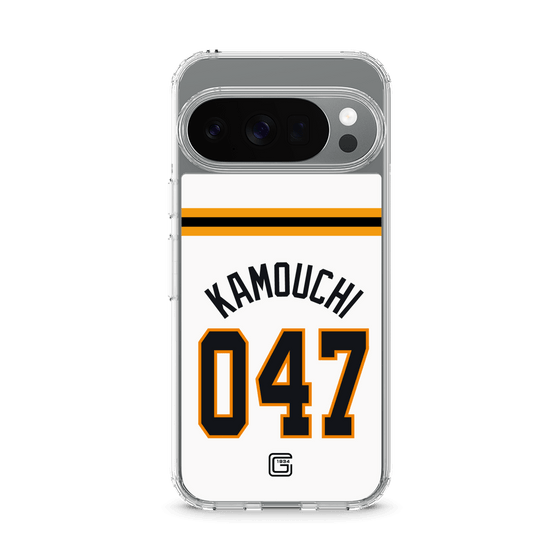スリムプロテクションケース［ 読売ジャイアンツ - #047 KAMOUCHI - ホーム ］