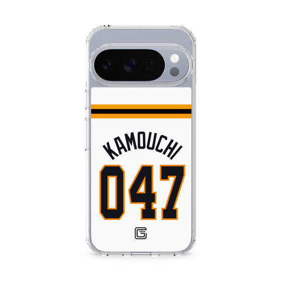 スリムプロテクションケース［ 読売ジャイアンツ - #047 KAMOUCHI - ホーム ］