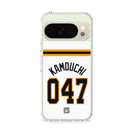 スリムプロテクションケース［ 読売ジャイアンツ - #047 KAMOUCHI - ホーム ］