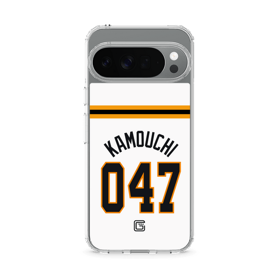 スリムプロテクションケース［ 読売ジャイアンツ - #047 KAMOUCHI - ホーム ］