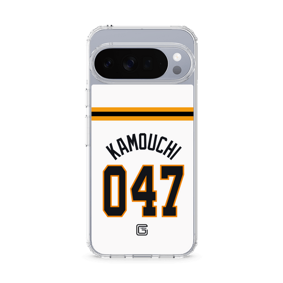 スリムプロテクションケース［ 読売ジャイアンツ - #047 KAMOUCHI - ホーム ］