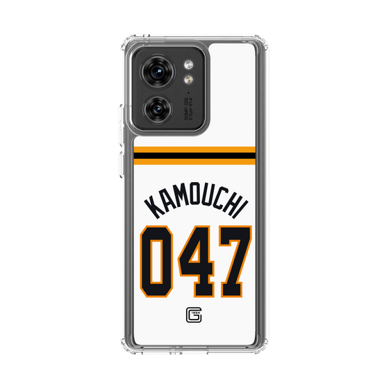 スリムプロテクションケース［ 読売ジャイアンツ - #047 KAMOUCHI - ホーム ］