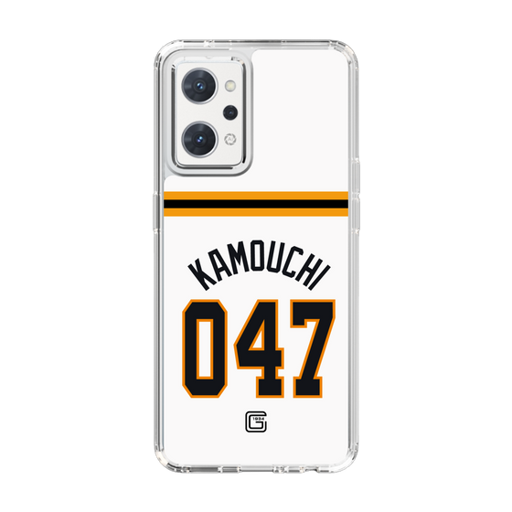 スリムプロテクションケース［ 読売ジャイアンツ - #047 KAMOUCHI - ホーム ］