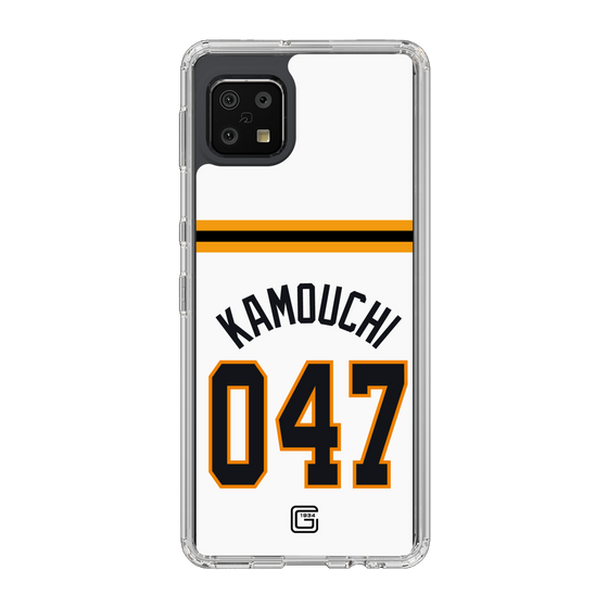 スリムプロテクションケース［ 読売ジャイアンツ - #047 KAMOUCHI - ホーム ］