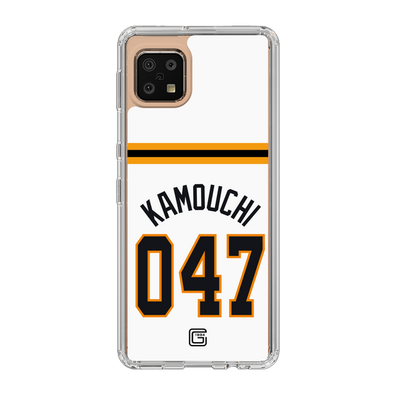 スリムプロテクションケース［ 読売ジャイアンツ - #047 KAMOUCHI - ホーム ］